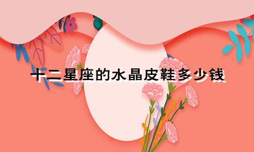 十二星座的水晶皮鞋多少钱