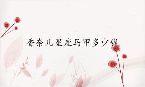香奈儿星座马甲多少钱