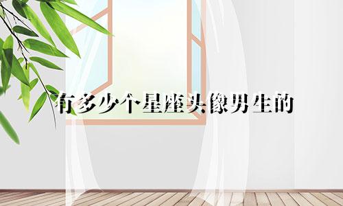 有多少个星座头像男生的