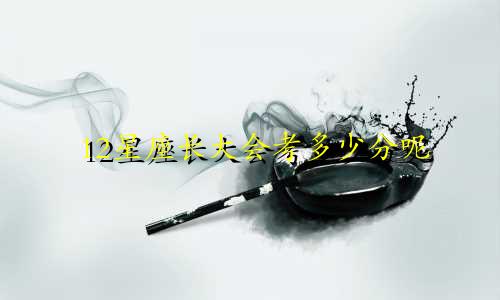 12星座长大会考多少分呢
