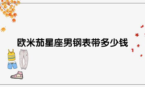 欧米茄星座男钢表带多少钱