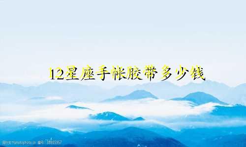 12星座手帐胶带多少钱