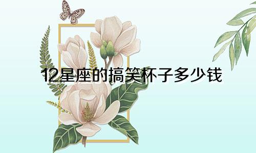 12星座的搞笑杯子多少钱