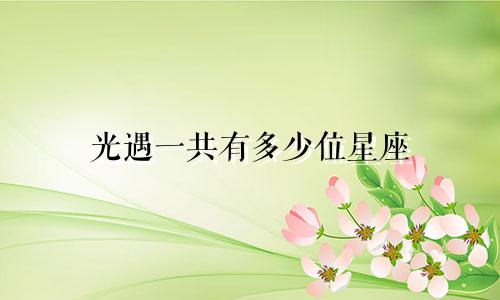 光遇一共有多少位星座