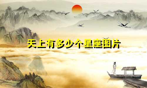 天上有多少个星座图片