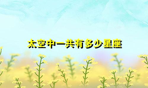 太空中一共有多少星座