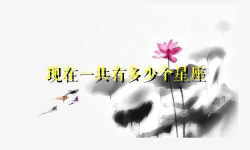 现在一共有多少个星座