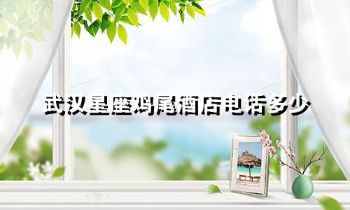 武汉星座鸡尾酒店电话多少