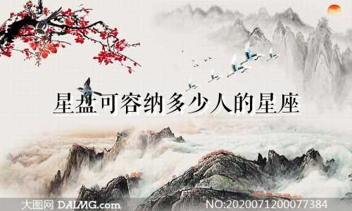 星盘可容纳多少人的星座