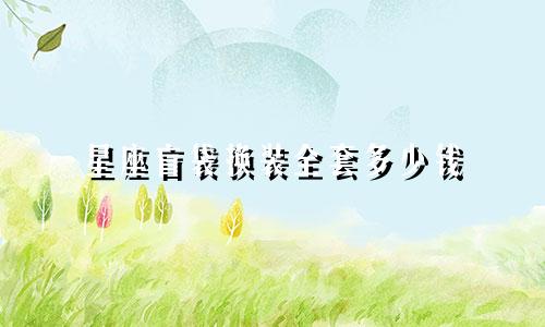 星座盲袋换装全套多少钱