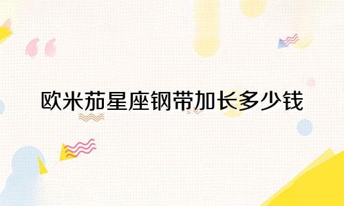 欧米茄星座钢带加长多少钱