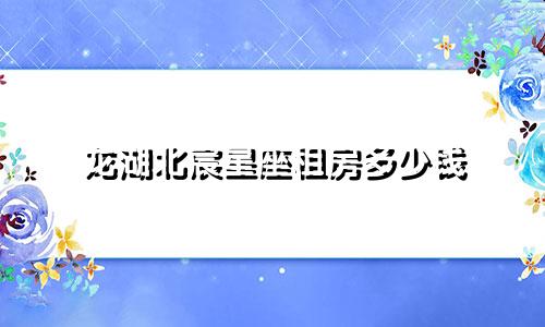 龙湖北宸星座租房多少钱