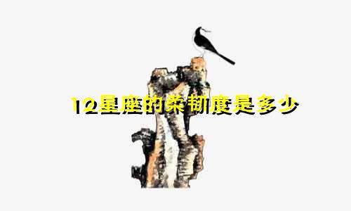 12星座的柔韧度是多少