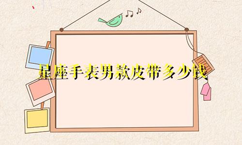 星座手表男款皮带多少钱