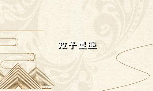 双子星座 手机型号是多少