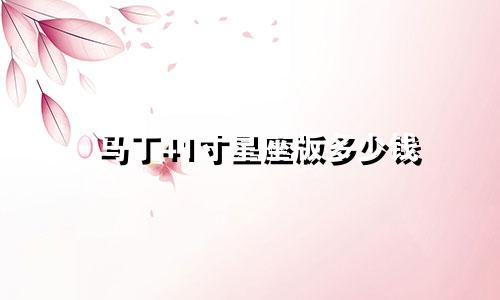 马丁41寸星座版多少钱