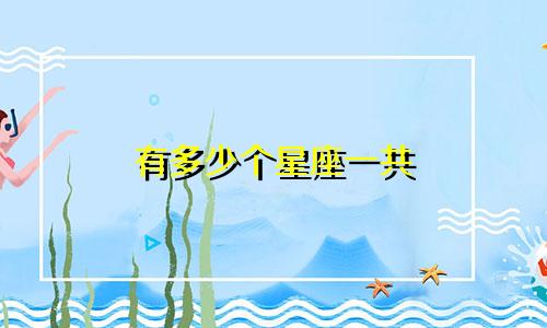 有多少个星座一共