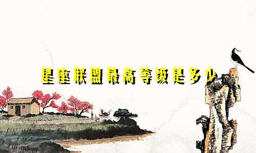 星座联盟最高等级是多少
