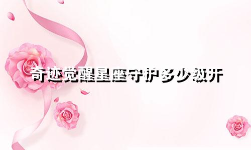 奇迹觉醒星座守护多少级开