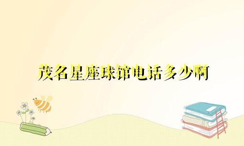 茂名星座球馆电话多少啊