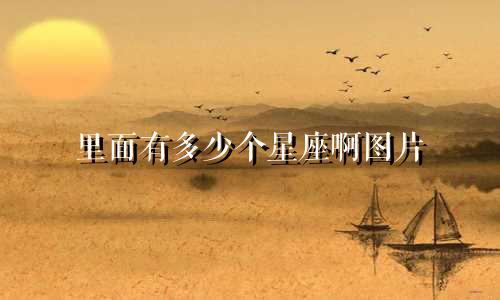 里面有多少个星座啊图片