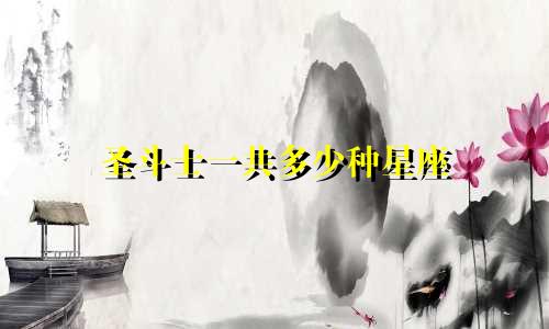 圣斗士一共多少种星座
