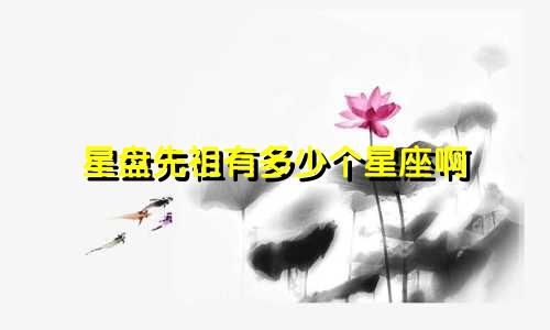 星盘先祖有多少个星座啊