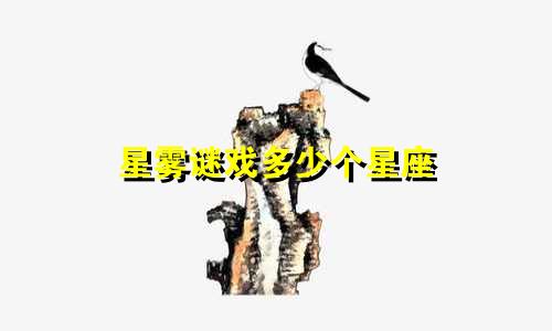 星雾谜戏多少个星座