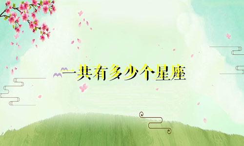 一共有多少个星座 是什么