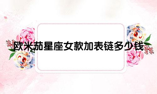 欧米茄星座女款加表链多少钱