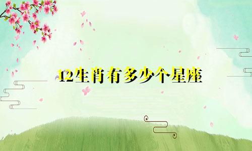12生肖有多少个星座