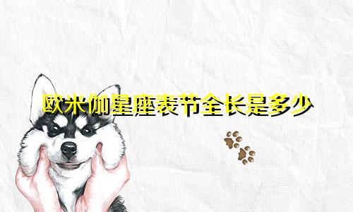 欧米伽星座表节全长是多少