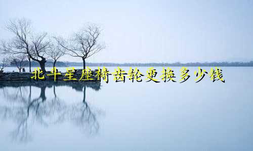 北斗星座椅齿轮更换多少钱