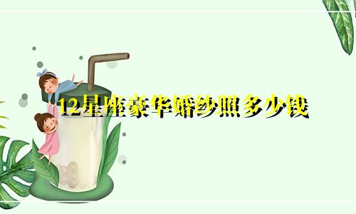 12星座豪华婚纱照多少钱