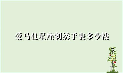 爱马仕星座刺绣手表多少钱