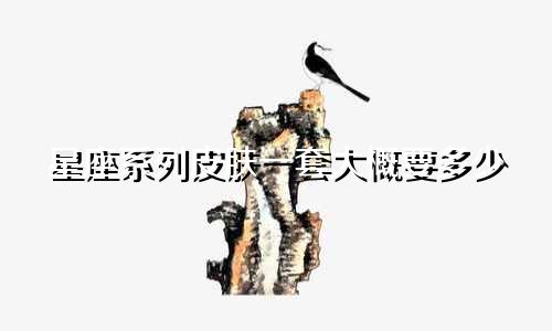 星座系列皮肤一套大概要多少