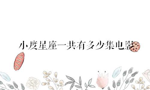 小度星座一共有多少集电影
