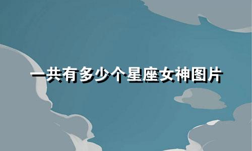 一共有多少个星座女神图片