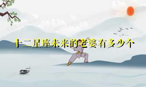 十二星座未来的老婆有多少个