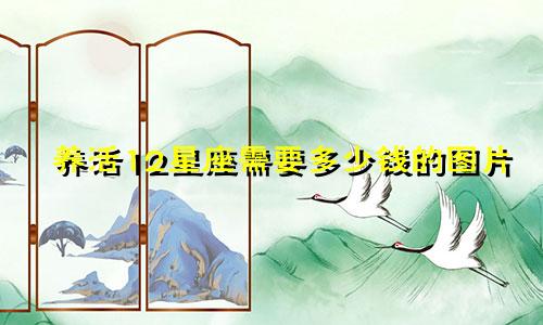 养活12星座需要多少钱的图片
