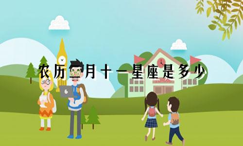 农历二月十一星座是多少