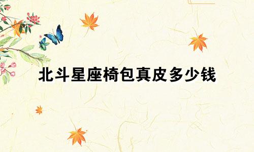 北斗星座椅包真皮多少钱