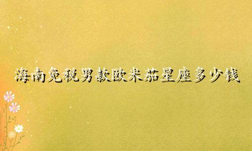 海南免税男款欧米茄星座多少钱