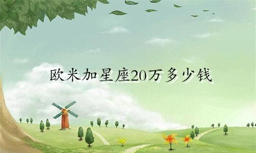 欧米加星座20万多少钱