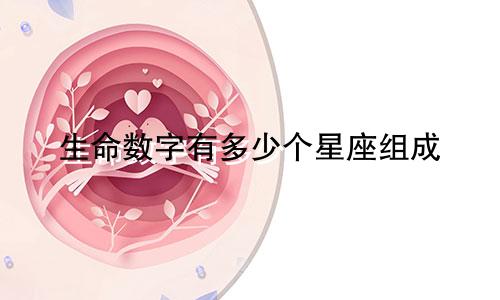 生命数字有多少个星座组成