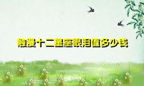 触漫十二星座眼泪值多少钱