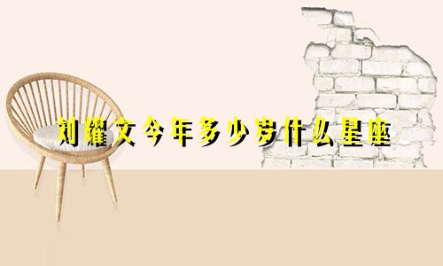 刘耀文今年多少岁什么星座
