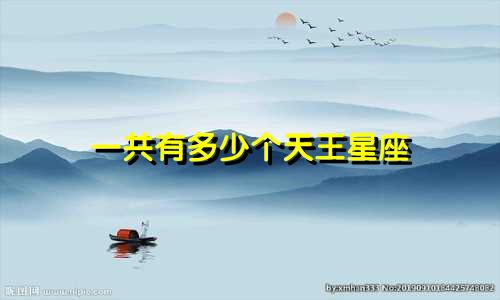 一共有多少个天王星座