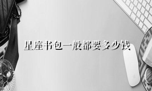 星座书包一般都要多少钱