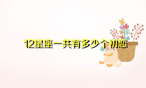 12星座一共有多少个初恋